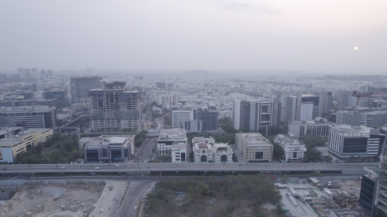 Drone aerial view used for cinematic film coverage